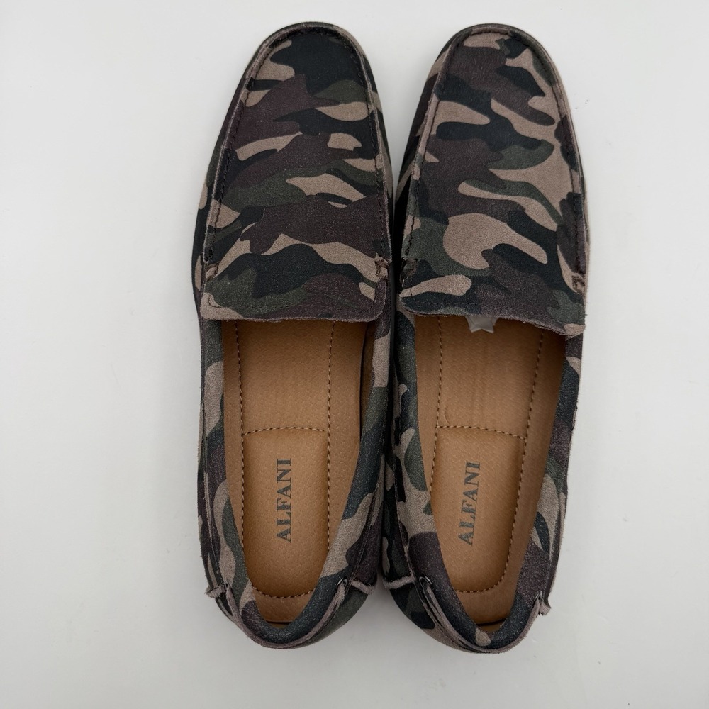 Alfani Bromley Camo Men's Shoes Sz 10.5 Drivers Loafers Suede Slip On Camouflage - Picture 4 of 10